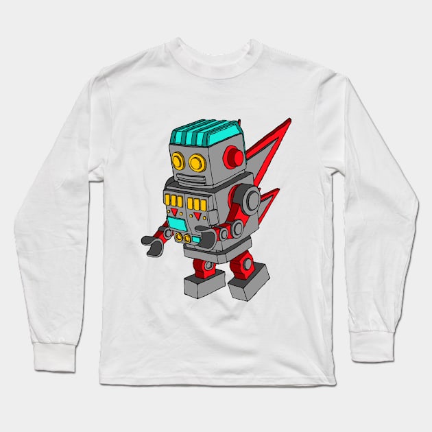 Original Dub Bot Long Sleeve T-Shirt by Bungodesign